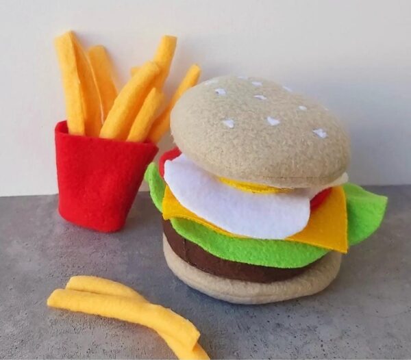 Hamburguesa con papas