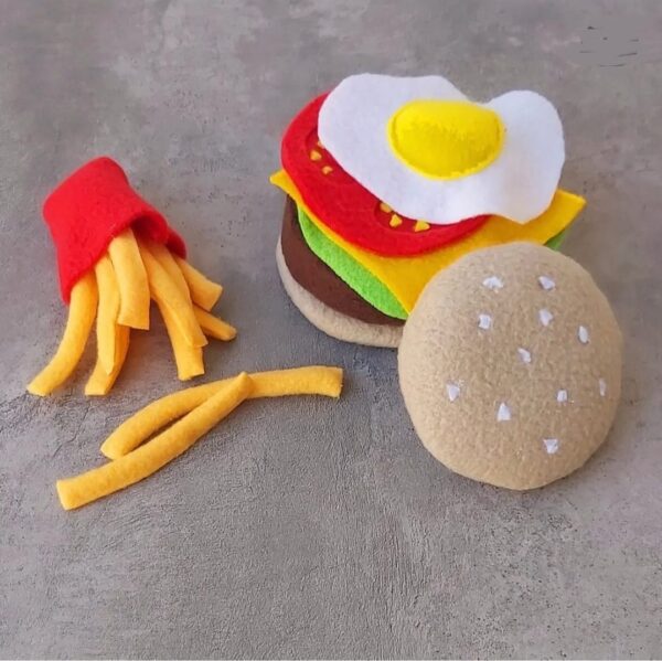 Hamburguesa con papas