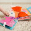 Libro colores de tela