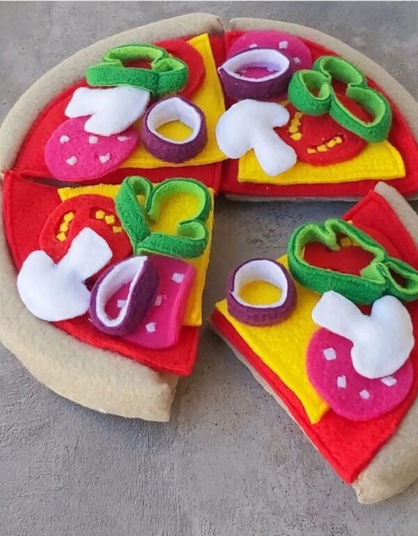 Pizza de tela