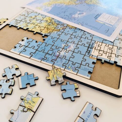 Puzzle Planisferio 204 piezas