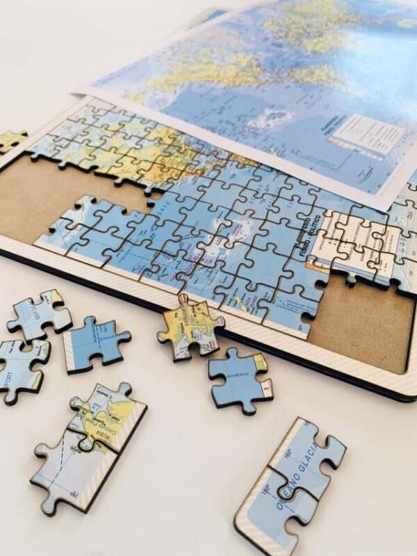 Puzzle Planisferio 204 piezas