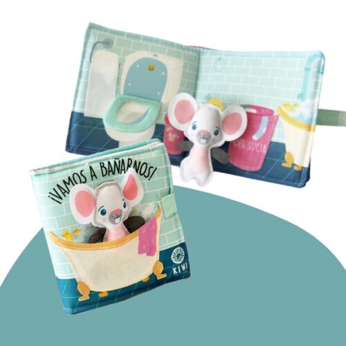 Libro de tela "Vamos a Bañarnos"