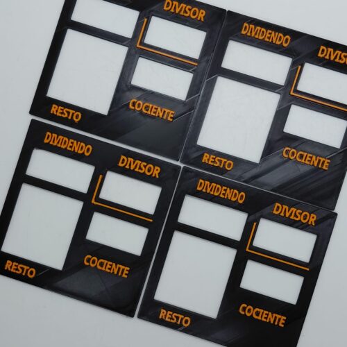 Regla para dividir Casita Dividir