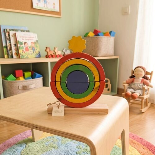 Arcoiris encastre Arcoíris Montessori de doble encastre