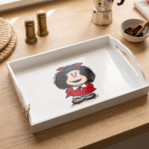 Bandeja Pintada a mano Mafalda