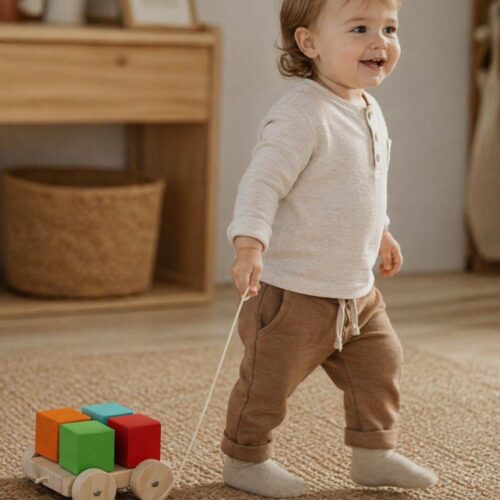 Carrito arrastre peque Carrito arrastre 4 cubos