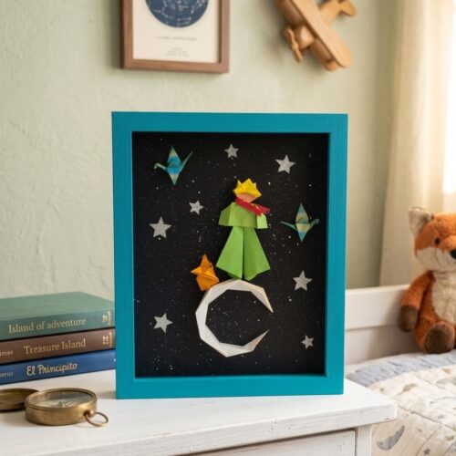 Cuadro El Principito y la Luna