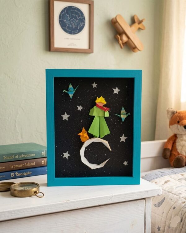 Cuadro El Principito y la Luna