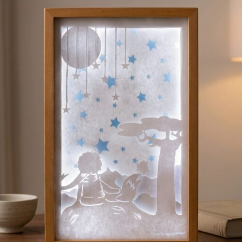 Cuadro con Luz El Principito