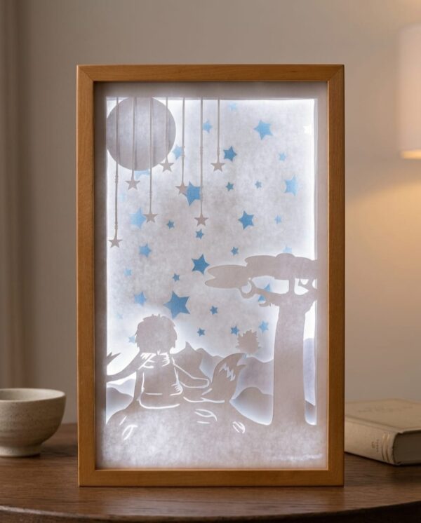 Cuadro con Luz El Principito