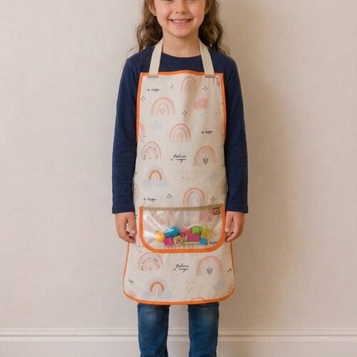 Delantal Infantil Talle 3 (arcoiris)