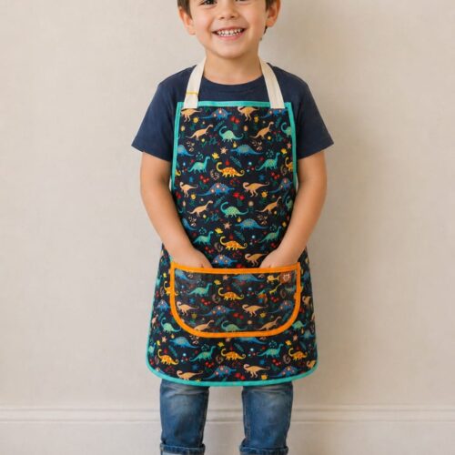 Delantal Infantil Talle 2 (Dinos)