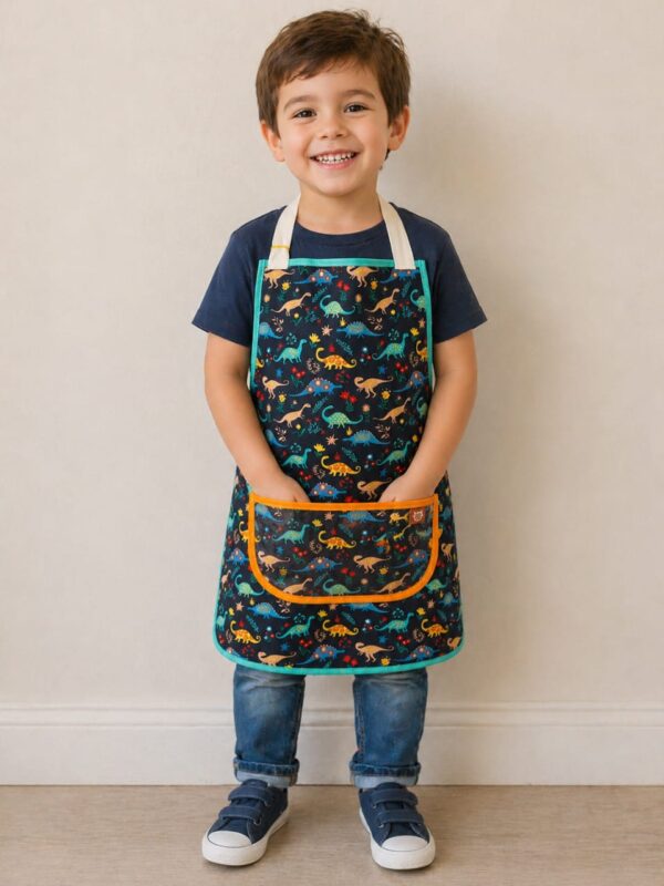 Delantal Infantil Talle 2 (Dinos)