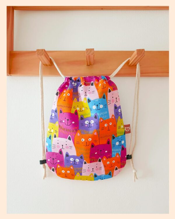 Mochilita Infantil Diseño Gatitos