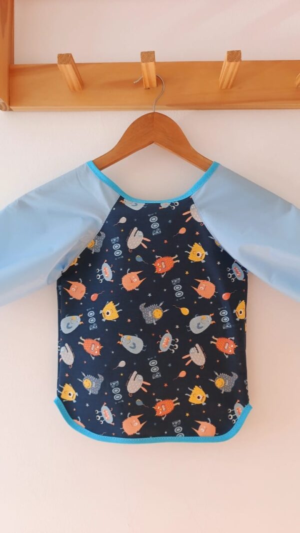 Pintorcito Infantil Diseño Monstruitos Talle 2