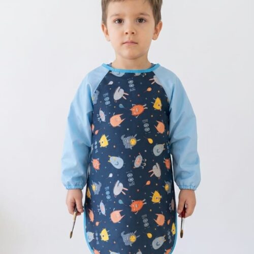 Pintorcito Infantil Diseño Monstruitos Talle 2