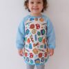 Pintorcito Infantil Diseño Monstruitos Talle 1