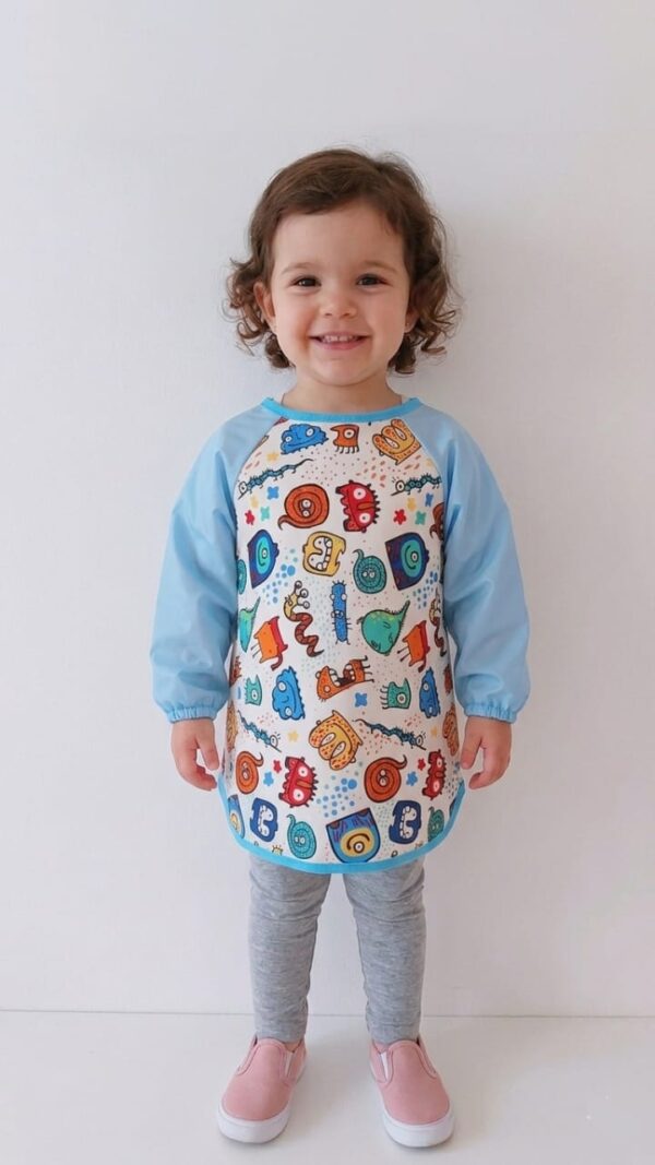 Pintorcito Infantil Diseño Monstruitos Talle 1