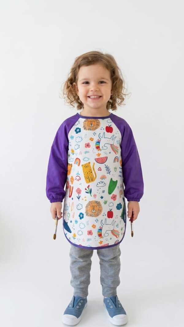 Pintorcito Infantil Diseño Animalitos Talle 2