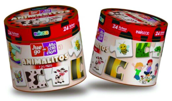 Animalitos y sus hijos Juego de asociación Animales y sus hijos+3 años