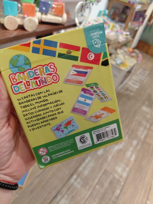 Cartas Didácticas "Banderas del Mundo" (Con Libro de Actividades)