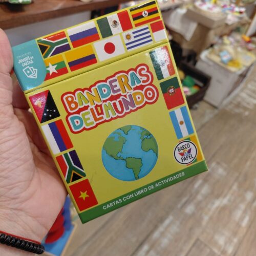 Cartas Didácticas "Banderas del Mundo" (Con Libro de Actividades)