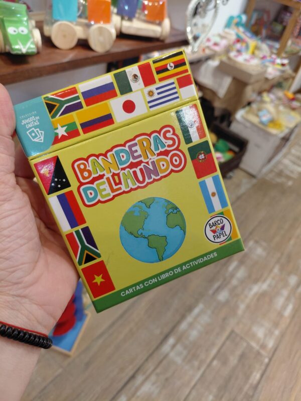 Cartas Didácticas "Banderas del Mundo" (Con Libro de Actividades)