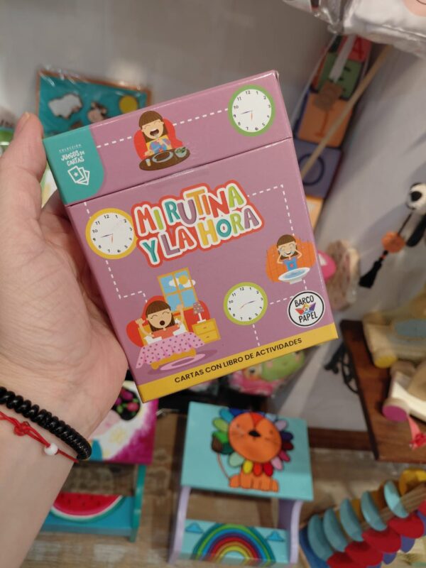 Mi rutina y la hora Cartas Didácticas Mi Rutina y la Hora