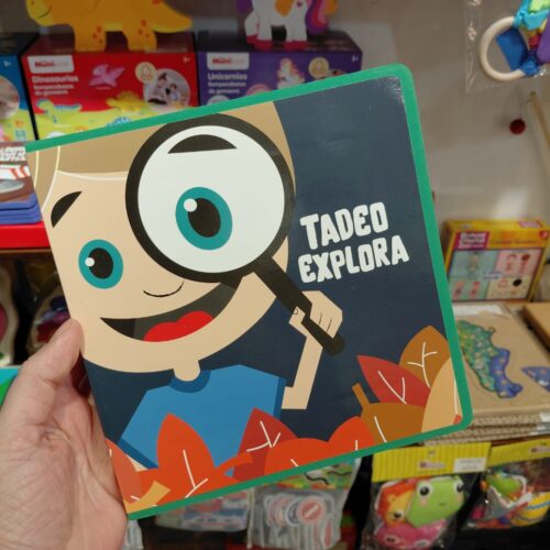 Libro de Goma Eva Tadeo Explora