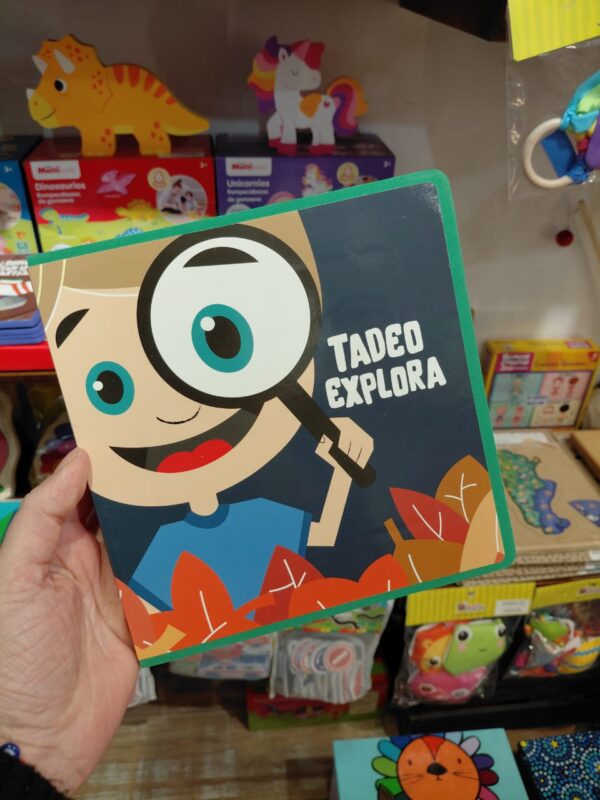 Libro de Goma Eva Tadeo Explora
