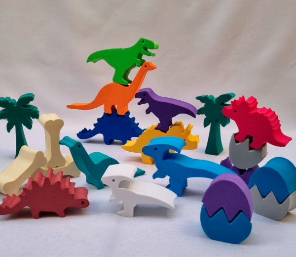 Juego de Dinosaurios goma eva