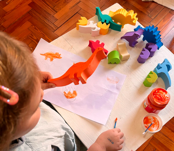 Juego de Dinosaurios goma eva