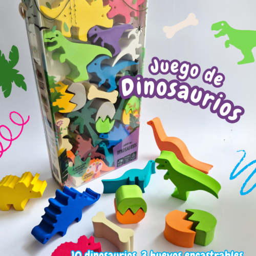 Juego de Dinosaurios goma eva